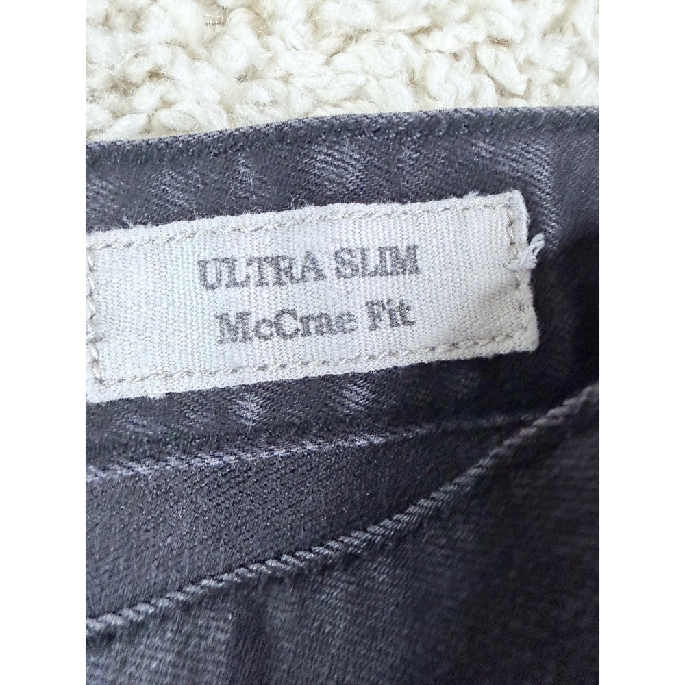 Guess Jeans Mens 38x32 Charcoal Black Ultra Slim McCrae Fit Denim X43114D0X90 - Picture 3 of 10